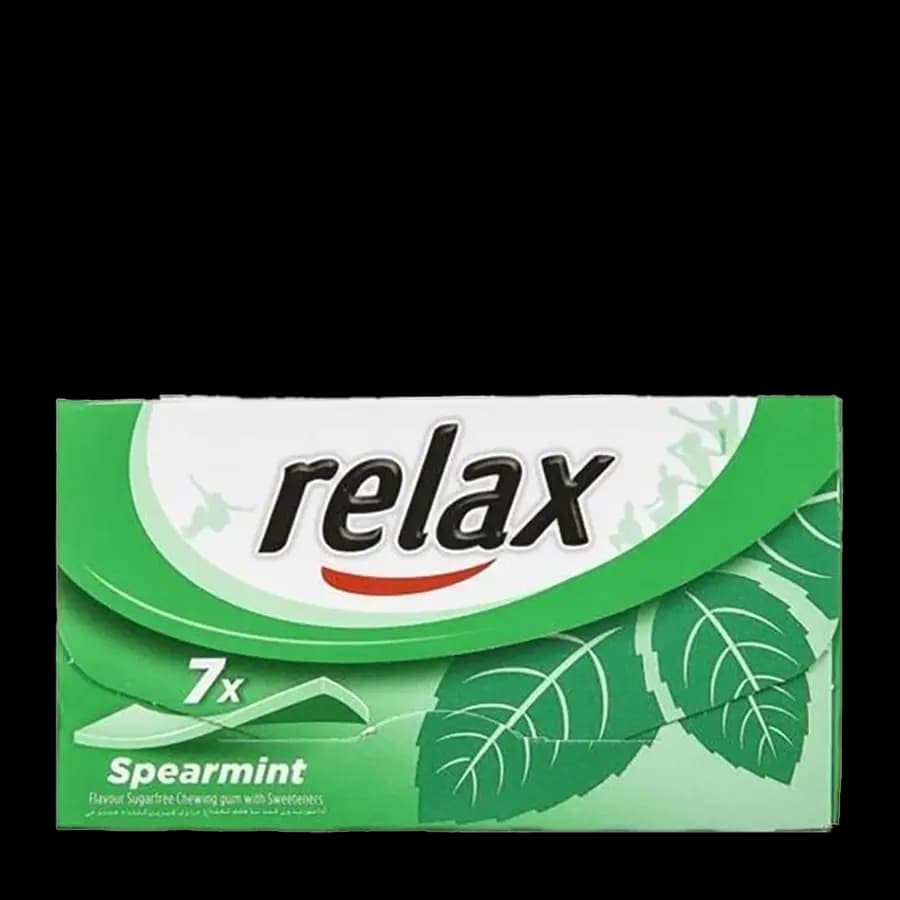 آدامس ریلکس relax مدل استیکی طعم نعنایی بسته 7 عددی باکس 21 تایی — تصویر ۲