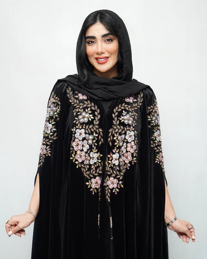 شنل مخمل ونوس ایتالیا چهار فصل جواهر دوزی الماس
