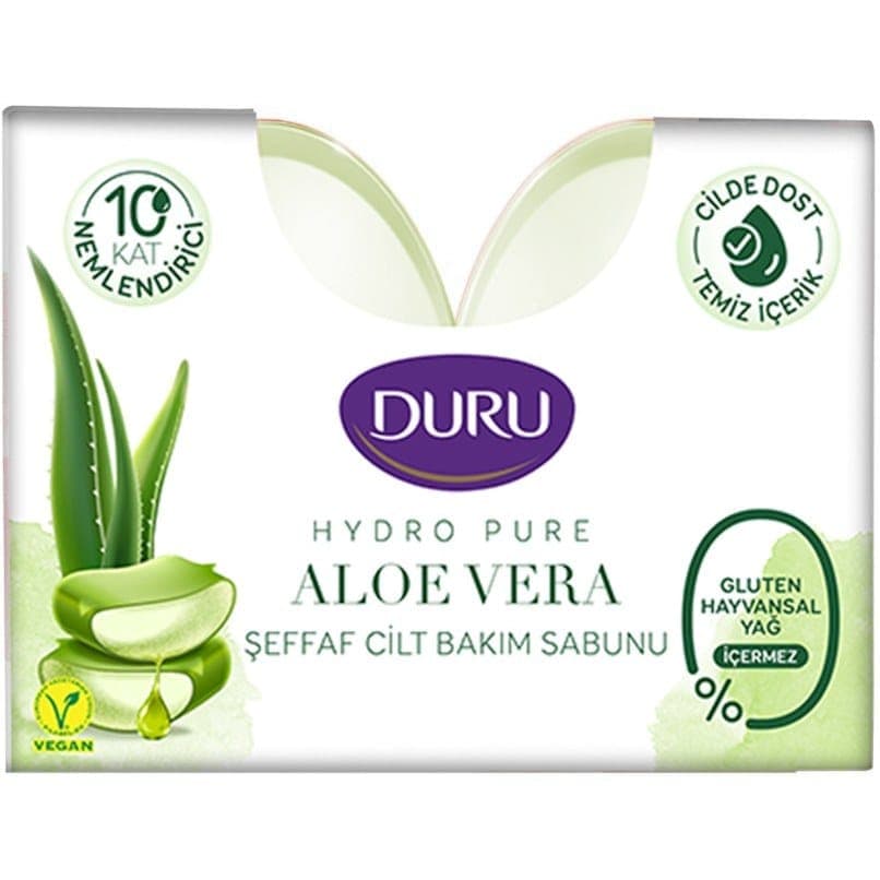 صابون شفاف دورو Duru با عصاره آلوئه ورا 2 عددی 270 گرمی — تصویر ۲