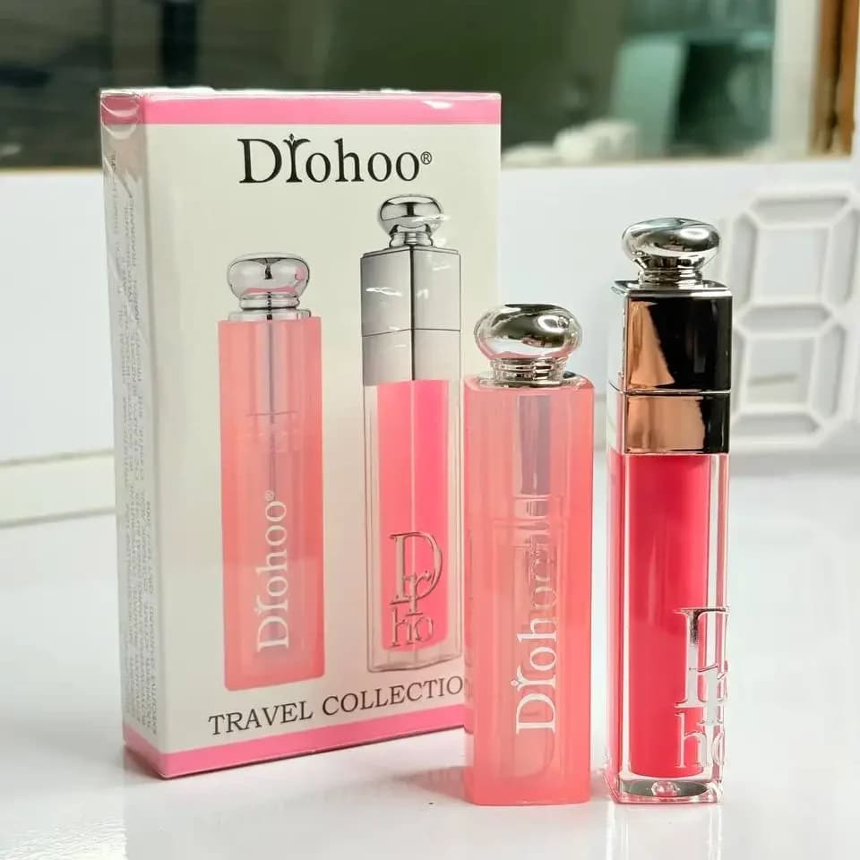 ست لیپ گلاس و بالم لب حرارتی DROHOO — تصویر ۹