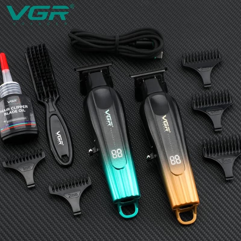 ماشین اصلاح موی سر و صورت شارژی وی جی ار مدل V-935 — تصویر ۳