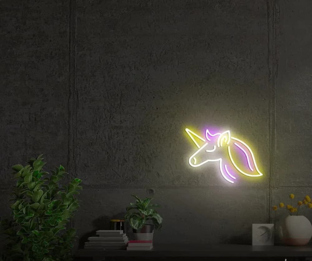 تابلو نئون طرح unicorn کد 056