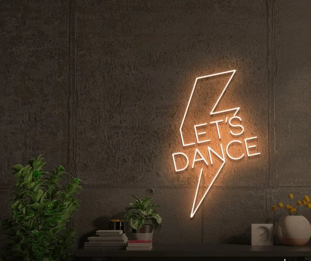 تابلو نئون طرح نوشته ” let’s dance “کد 049 — تصویر ۷