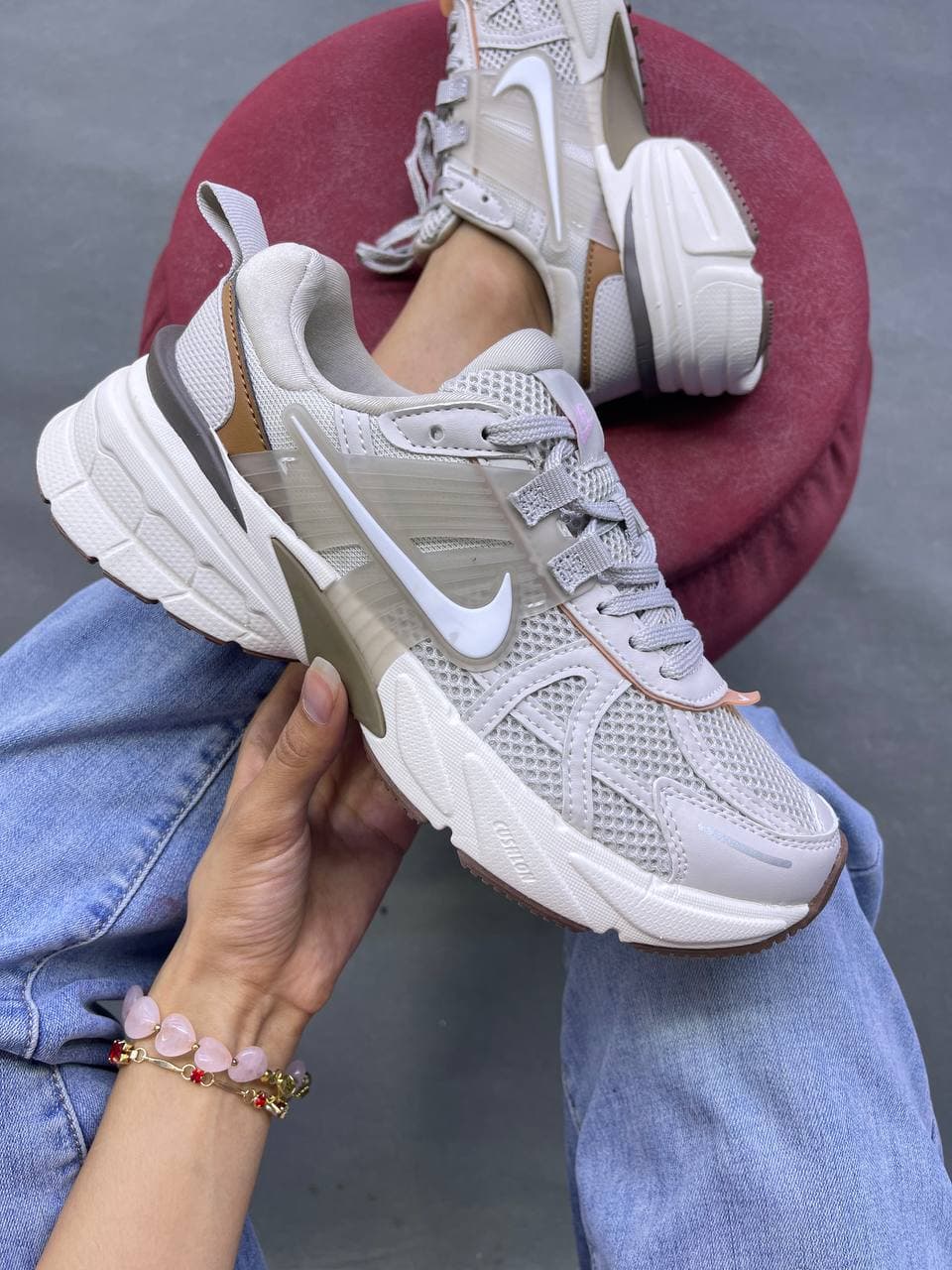 کتونی زنانه ویتنام نایک وی‌تو‌کی موکا nike v2k