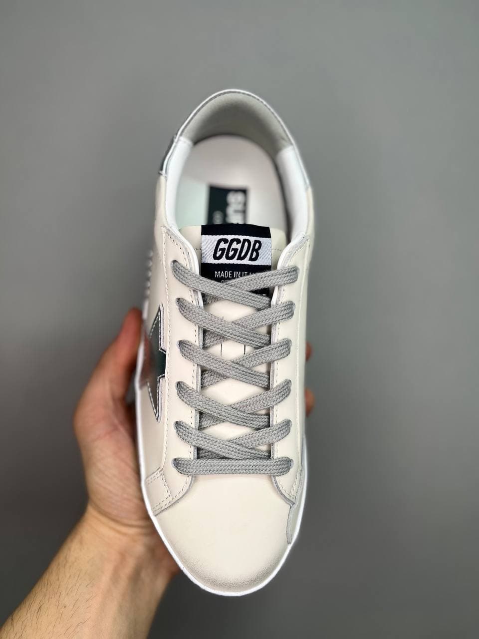گلدن گوس سوپر استار سفید نقره ای | Golden Goose Super Star Silver White — تصویر ۴