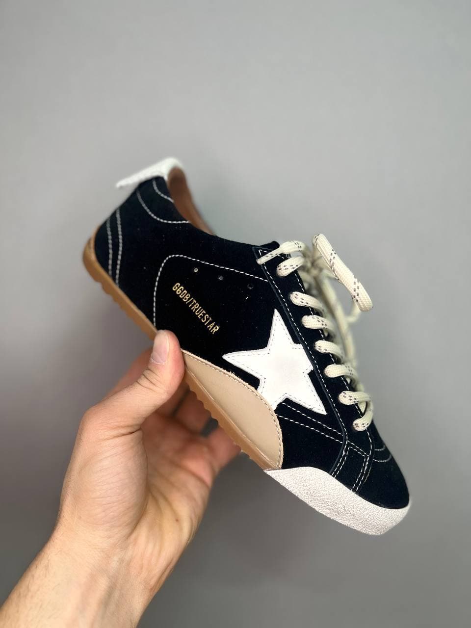 گلدن گوس ترو استار مشکی | Golden Goose True Star Black — تصویر ۴