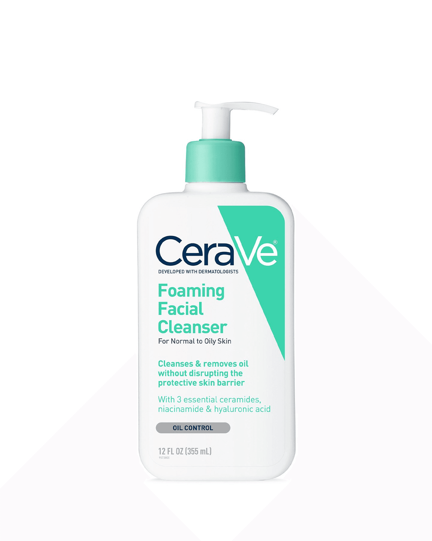 فوم شست و شوی صورت پوست نرمال و چرب سراوی Cerave Foaming Cleanser — تصویر ۲