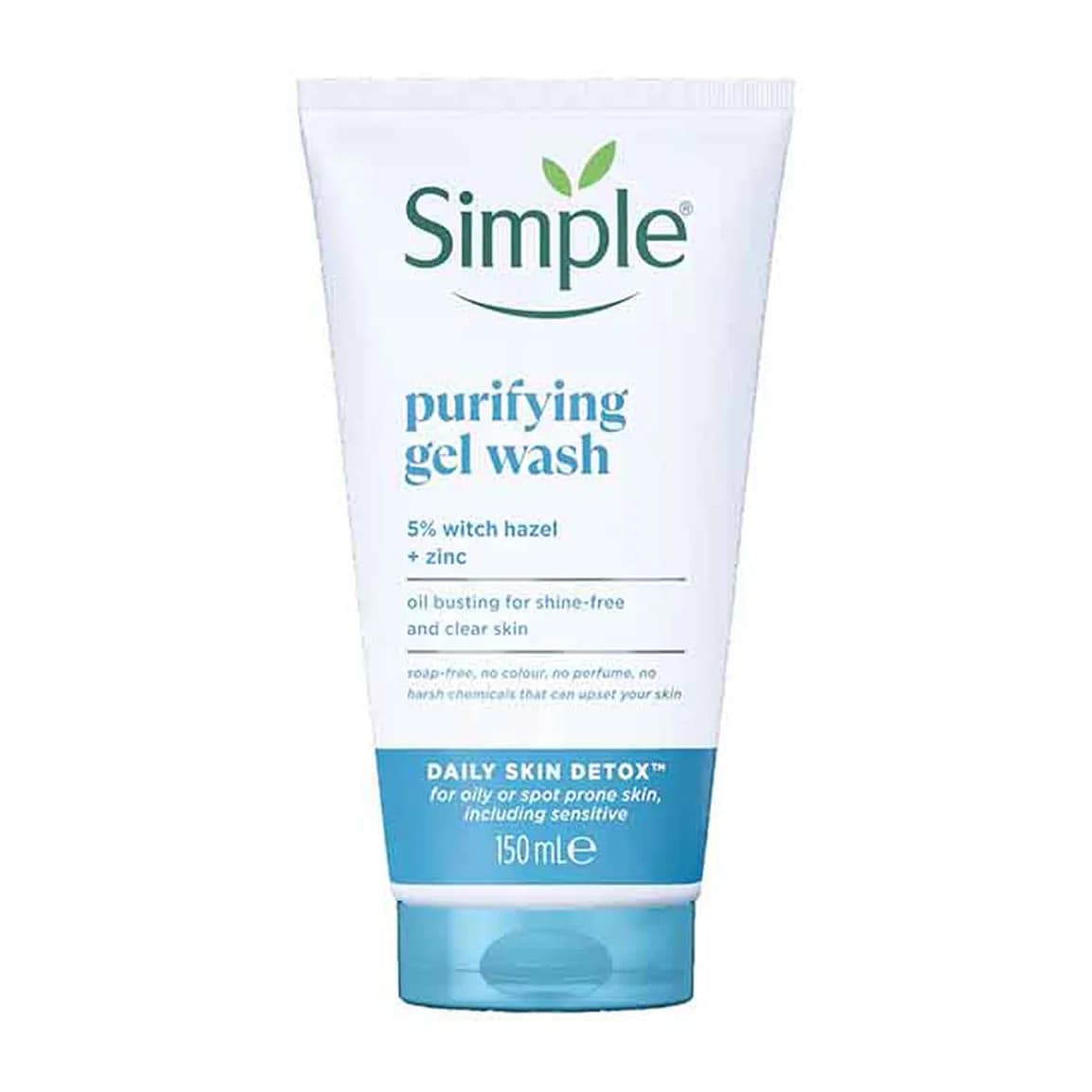 ژل شستشو و پاک کننده صورت سیمپل purifying gel wash مناسب پوست چرب و مختلط حجم 150 میل (واردات کاملا قانونی از منطقه آزاد ارس)