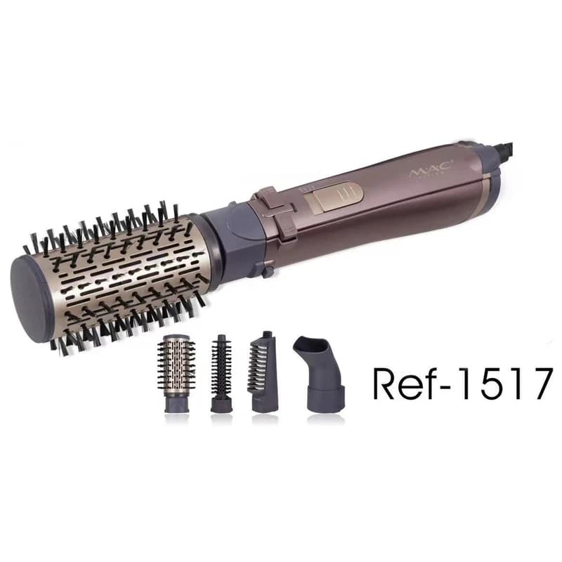 سشوار برس‌ دار چرخشی 1000 وات مک استایلر مدل Ref-1517 — تصویر ۳