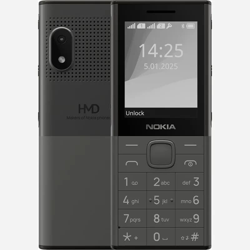 گوشی موبایل Nokia مدل 150-2025 دو سیم‌ کارت – خاکستری تیره (مونتاژ ایران) — تصویر ۳