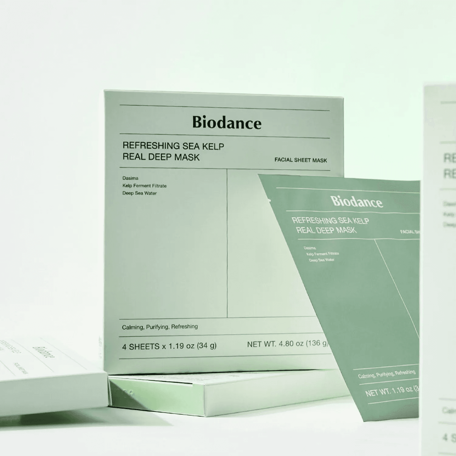 ماسک ورقه ای بایودنس جلبک دریایی | Biodance Refreshing Sea Kelp