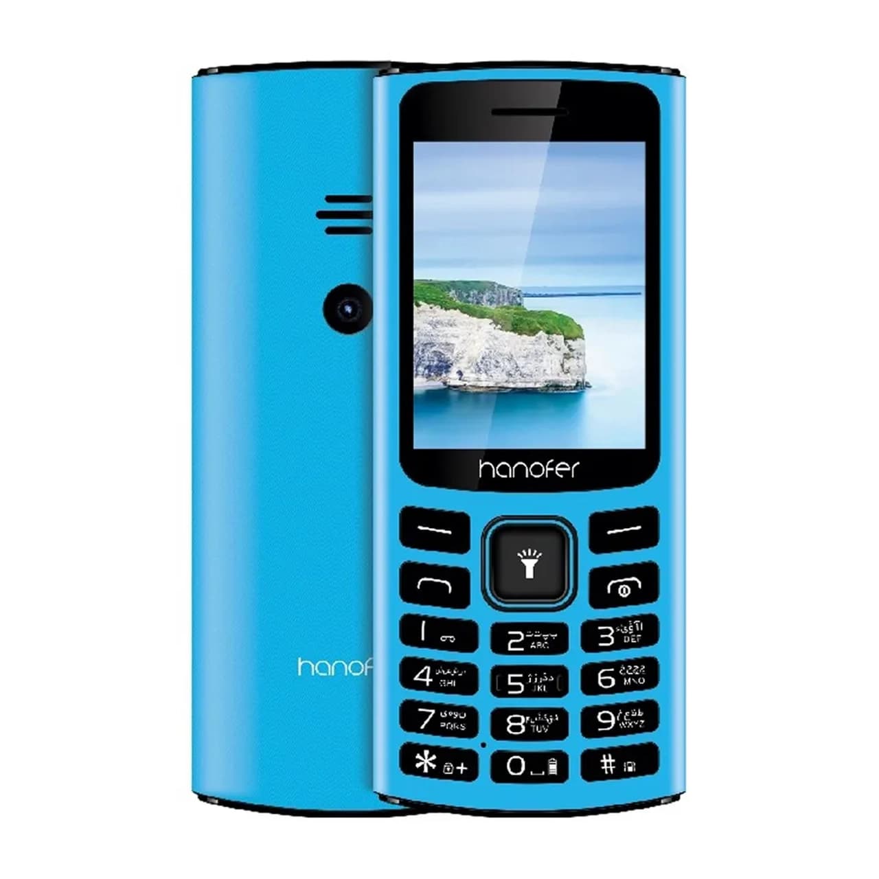 گوشی موبایل Hanofer مدل 2720M – آبی (سه ماه تعویض)