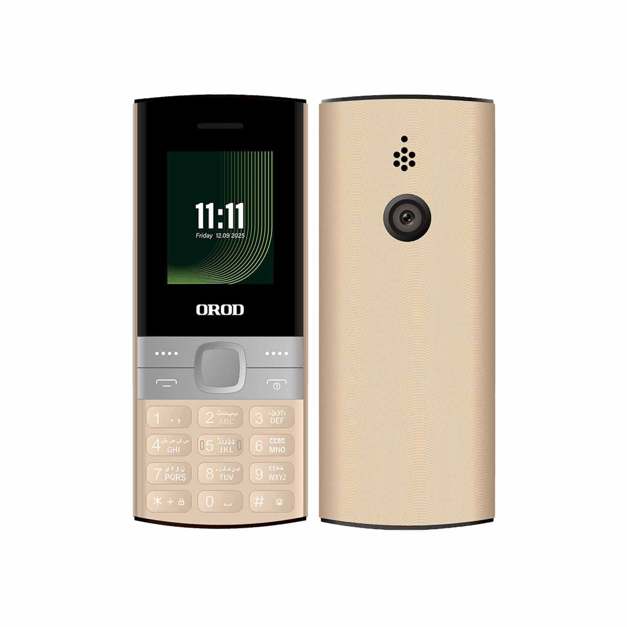 گوشی موبایل OROD مدل 150Lite دو سیم کارت – طلایی