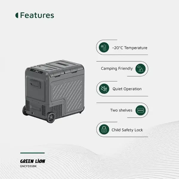 یخچال خودرو ۵۵ لیتری گرین لاین مدل GFC-55 — تصویر ۶