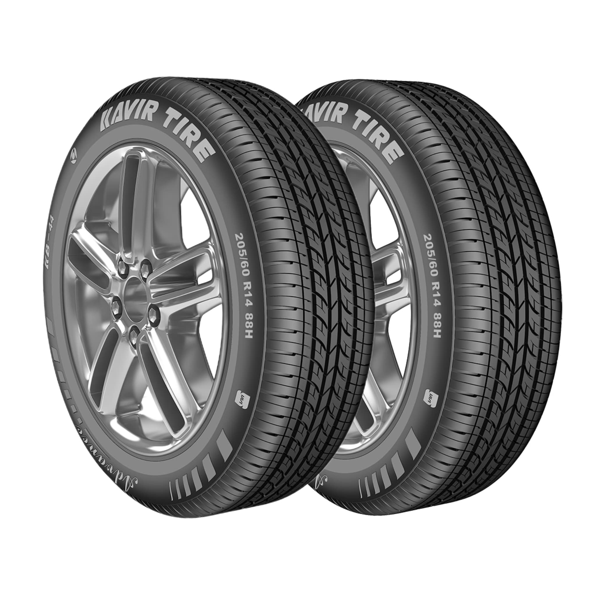 لاستیک کویر تایر 205/60/14 گل KB44 دو حلقه تولید 2026
