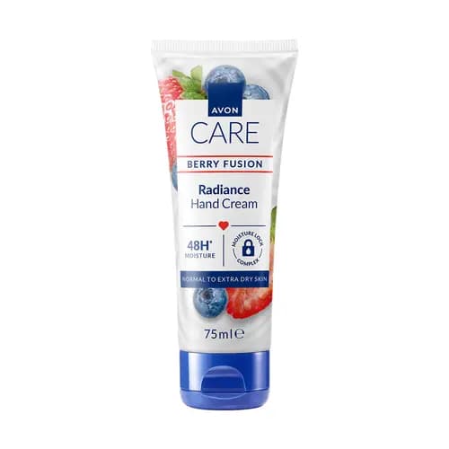 کرم مرطوب کننده دست آون Avon با رایحه توت فرنگی و بلوبری حجم 75 میل