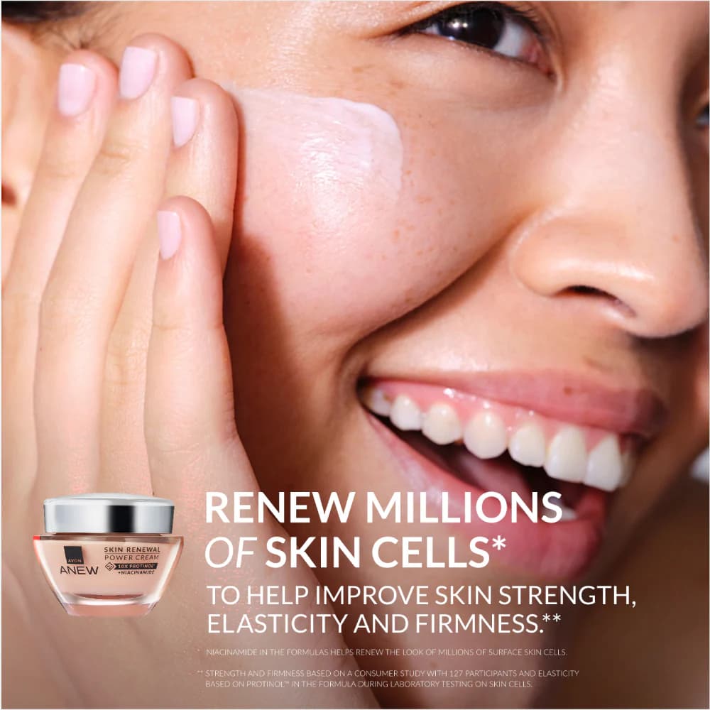 کرم پروتینول پاور 10X آون AVON ضد پیری پوست حجم 50 میل — تصویر ۲