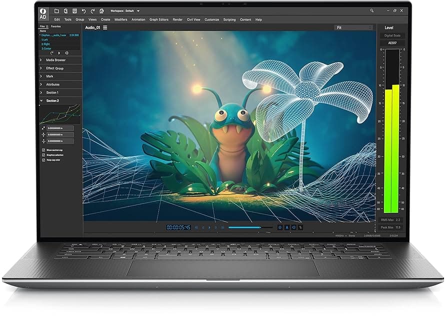 DELL PRECISION 5570 | INTEL CORE I7-12800H | NVIDIA GEFORCE RTX A1000 Dedicated | 4GB Graphics | 16GB RAM | No HDD | 512GB SSD | 15.6 INCH FHD | استوک | کد 1-2