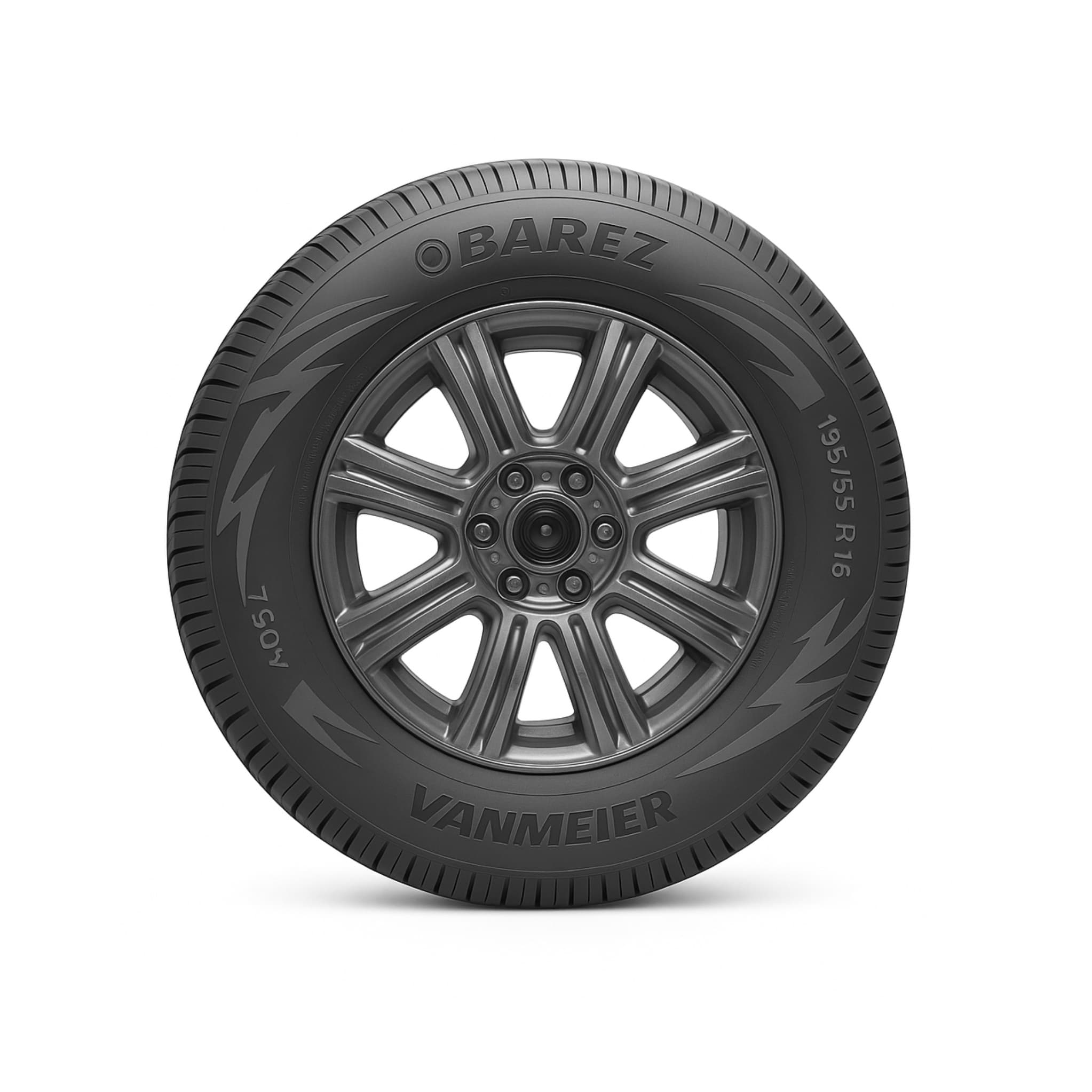 لاستیک خودرو بارز مدل V695 سایز 195/14 – 2 حلقه سال 2024 — تصویر ۳