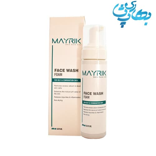 فوم شستشوی صورت میریک مناسب پوست چرب حجم 200mL — تصویر ۲