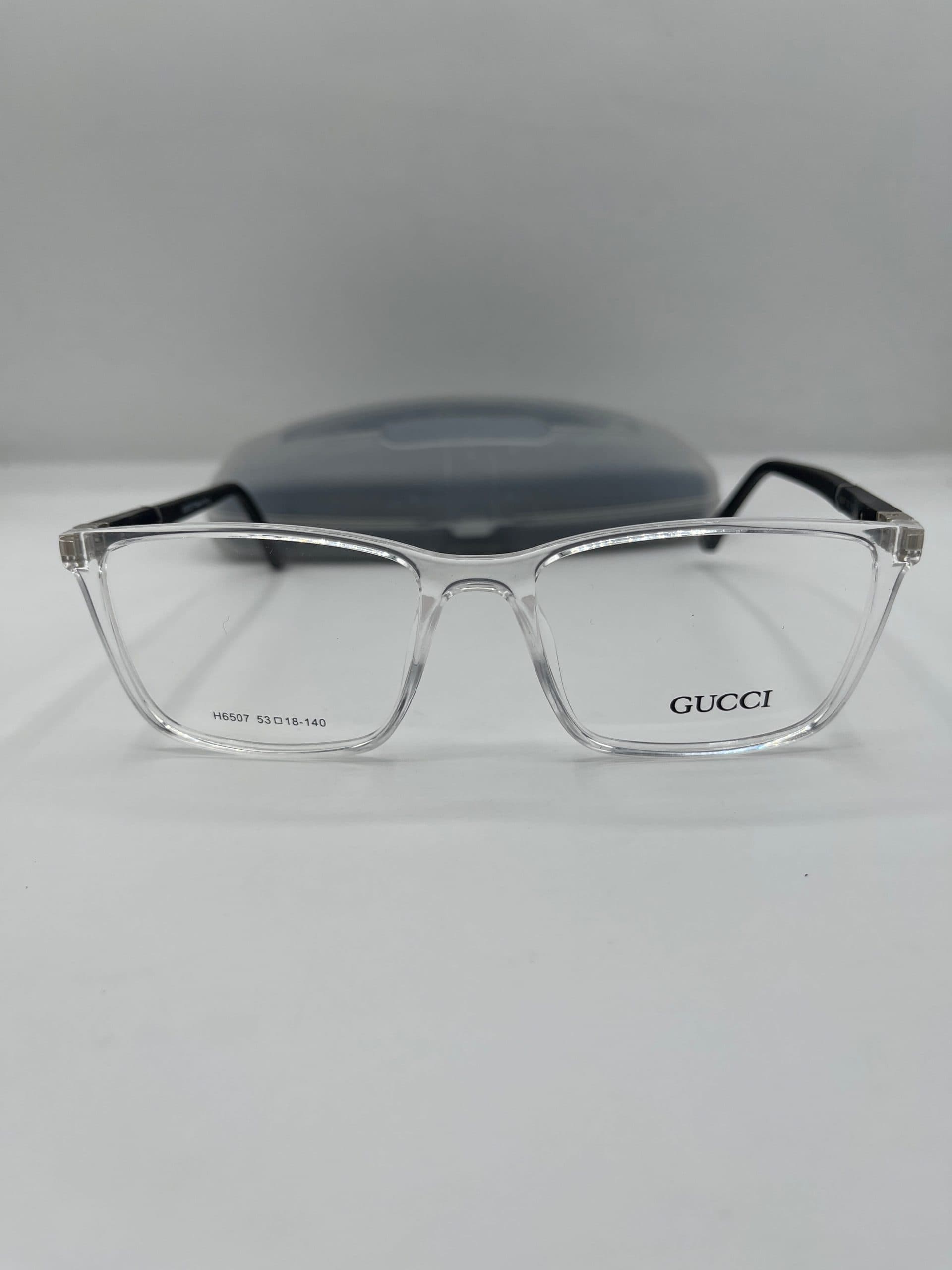 فریم عینک طبی گوچی مدل H6507 | مستطیلی، سبک و باکیفیت — تصویر ۸