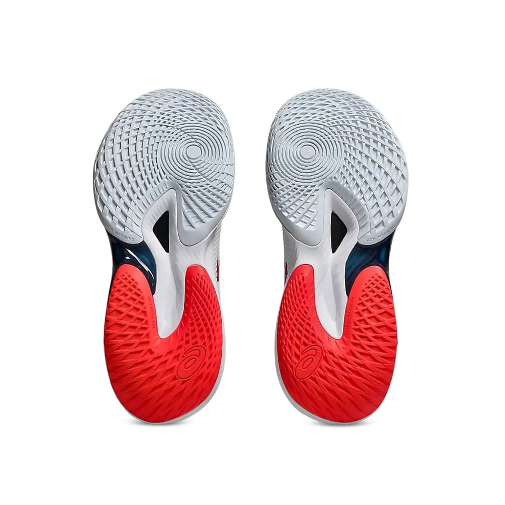 کتونی والیبال 2 Asics Metarise Paris اسیکس متارایز پاریس 2 رنگ سفید سرمه‌ای — تصویر ۶