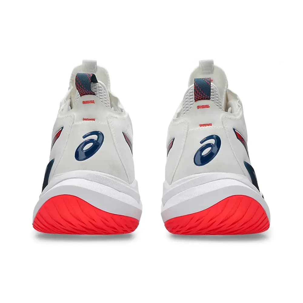 کتونی والیبال 2 Asics Metarise Paris اسیکس متارایز پاریس 2 رنگ سفید سرمه‌ای — تصویر ۷