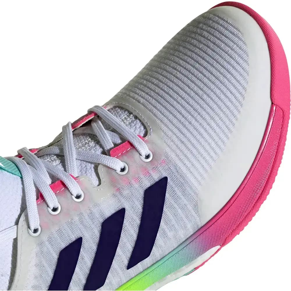 کتونی والیبال Adidas Crazyflight Mid آدیداس کریزی فلایت مید رنگ سفید، رنگارنگ — تصویر ۸