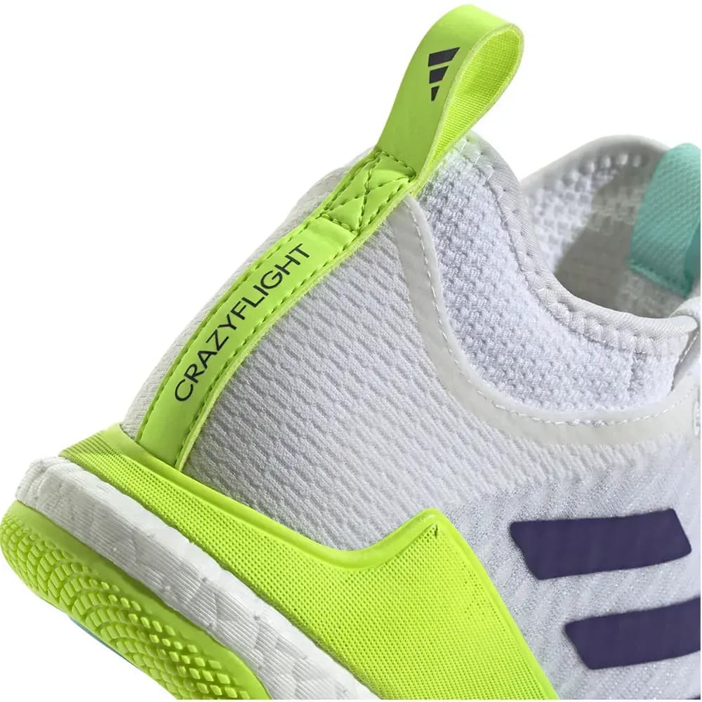 کتونی والیبال Adidas Crazyflight Mid آدیداس کریزی فلایت مید رنگ سفید، رنگارنگ — تصویر ۹