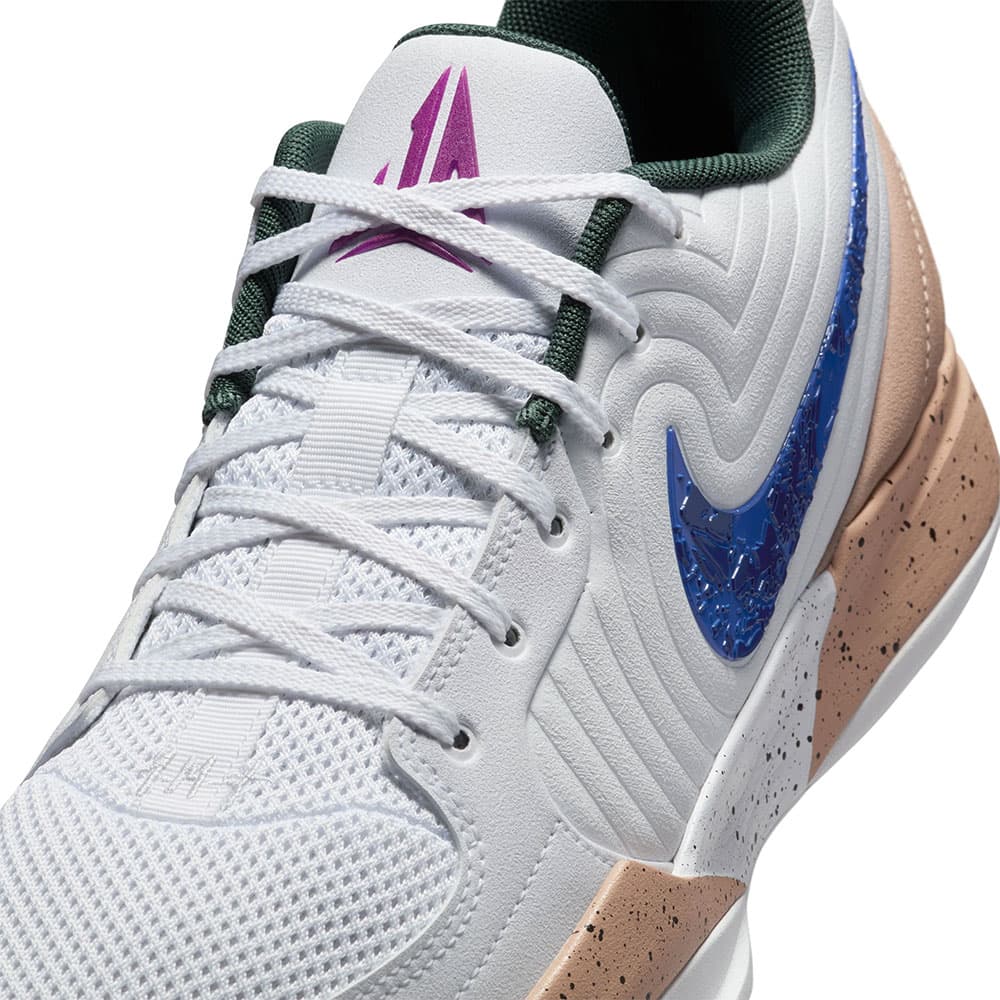 کتونی بسکتبال Nike Ja 2 نایک جا 2 رنگ سفید نسکافهای — تصویر ۸