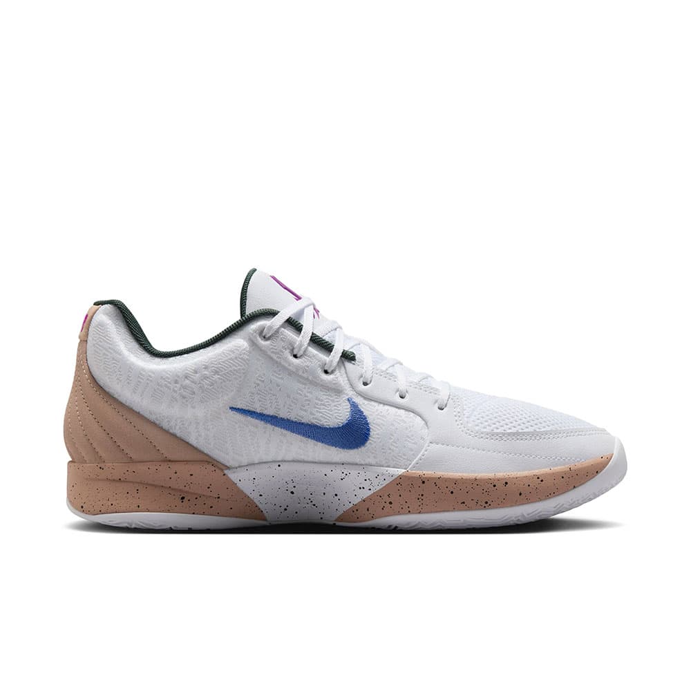 کتونی بسکتبال Nike Ja 2 نایک جا 2 رنگ سفید نسکافهای — تصویر ۴