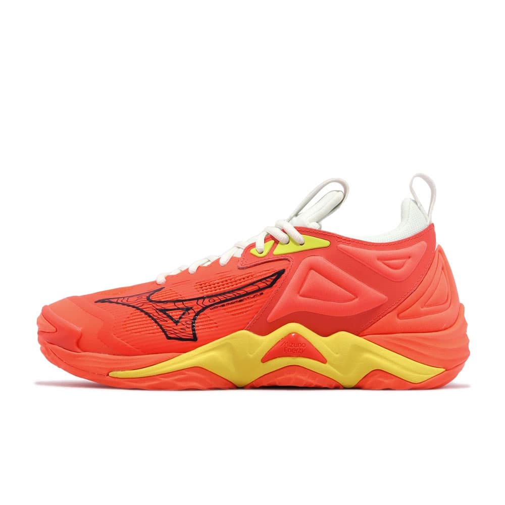 کتونی والیبال Mizuno Momentum 3 میزانو مومنتوم 3 رنگ نارنجی زرد
