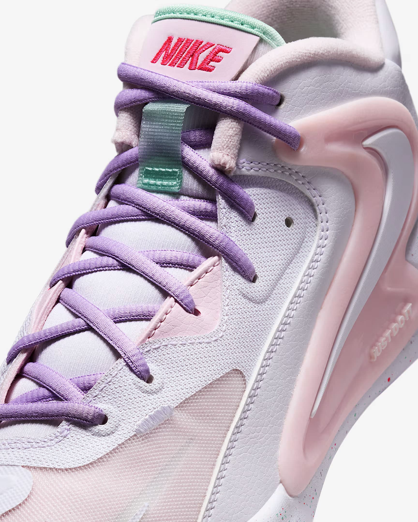 کتونی والیبال Nike HyperSet 2 نایک هایپرست 2 رنگ سفید صورتی روشن — تصویر ۹