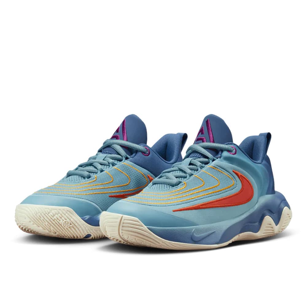 کتونی بسکتبال Nike Giannis Immortality 4 نایک جیانیس ایمورتالیتی 4 رنگ آبی نارنجی — تصویر ۳