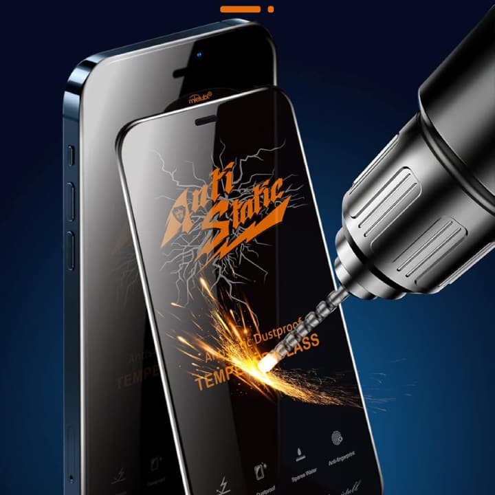 گلس گوشی سامسونگ Galaxy A20 مدل آنتی استاتیک — تصویر ۳