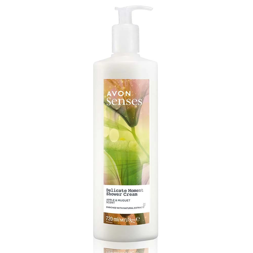 کرم دوش حاوی عصاره سیب و مگویت اون AVON حجم 720 میل