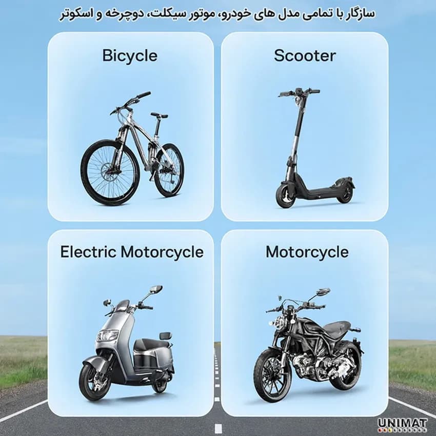 هولدر دوچرخه یونیمات مدل C407 — تصویر ۸