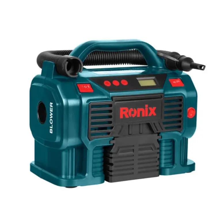 مینی کمپرسور باد سه کاره دیجیتال فندکی و برق شهری برند رونیکس RH-4261