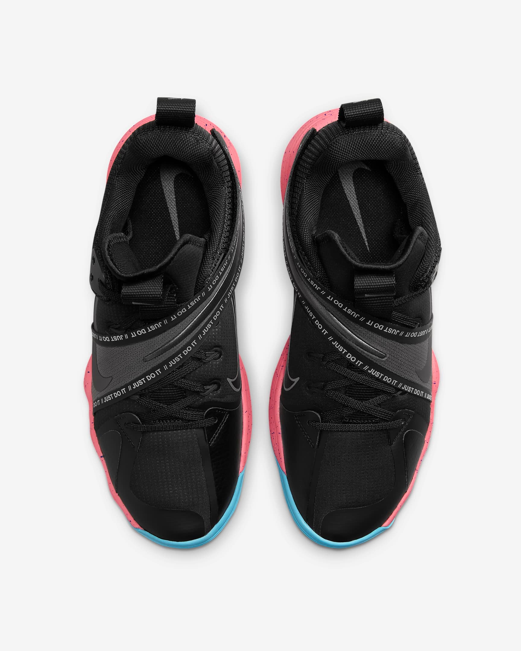 کتونی والیبال Nike HyperSet 1 نایک هایپرست 1 رنگ مشکی صورتی آبی — تصویر ۵