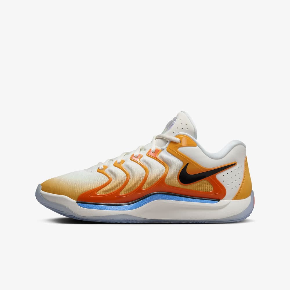 کتونی بسکتبال Nike KD 17 نایک کِی دی 17 رنگ سفید نارنجی