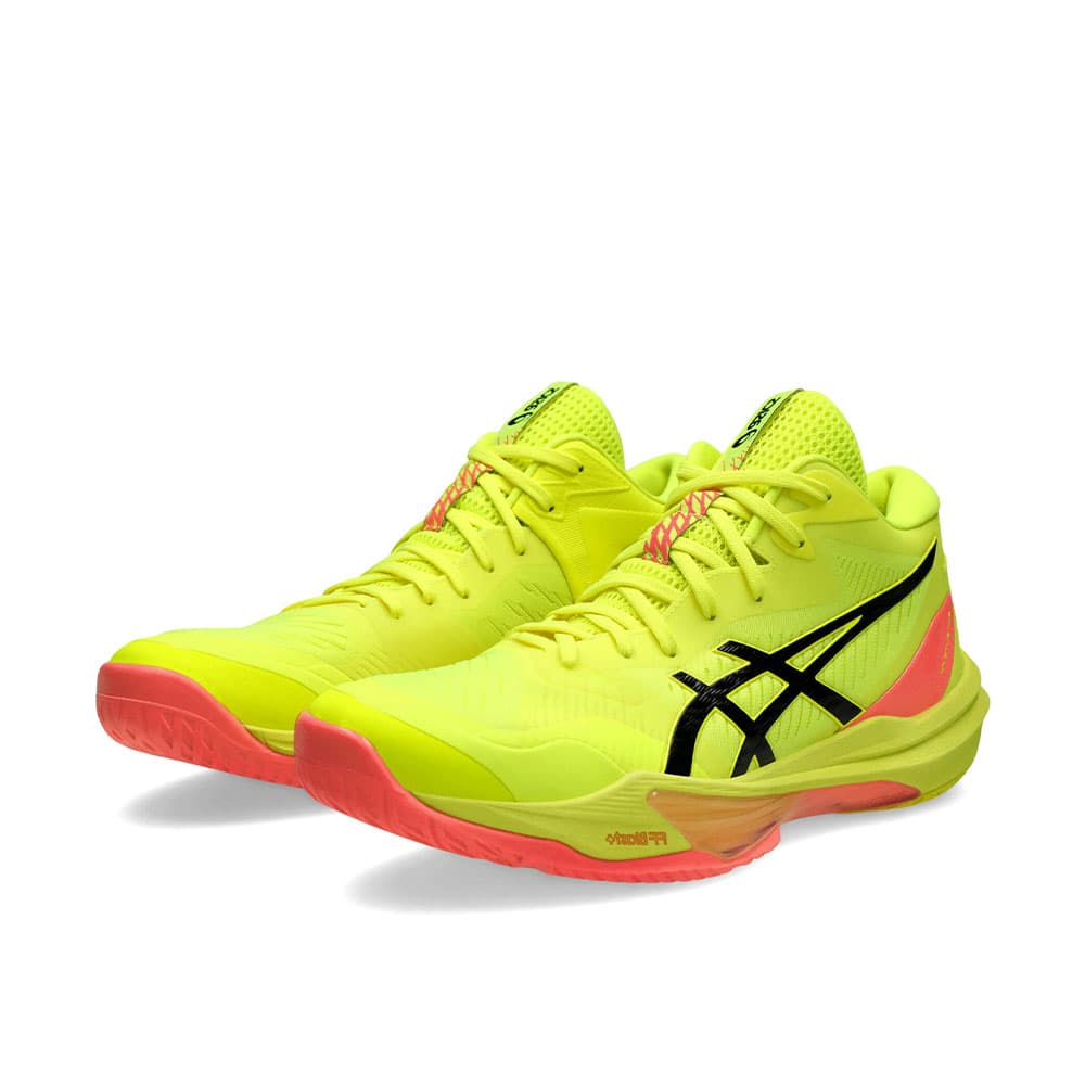 کتونی والیبال ساق دار Asics Sky Elite 3 Paris اسیکس اسکای الیت 3 پاریس Yellow/Black — تصویر ۳