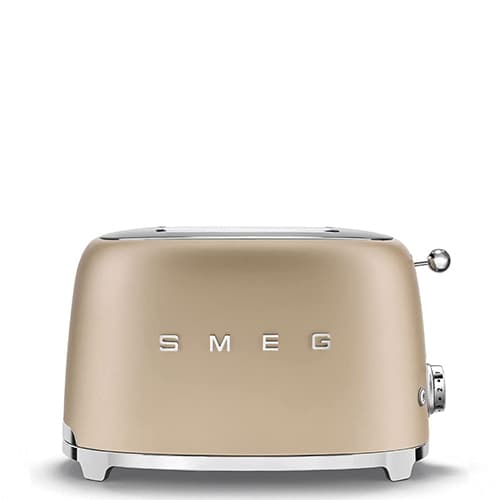 توستر 2 اسلایس کوچک اسمگ SMEG مدل TSF01 شامپاینی