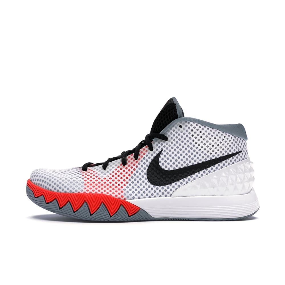 کتونی بسکتبال Nike Kyrie 1 نایک کایری 1 رنگ سفید طوسی قرمز — تصویر ۲
