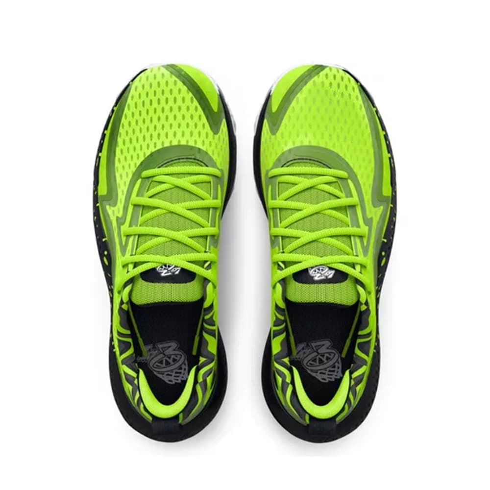 کتونی بسکتبال Under Armour Spawn l3 رنگ سبز فسفری — تصویر ۵