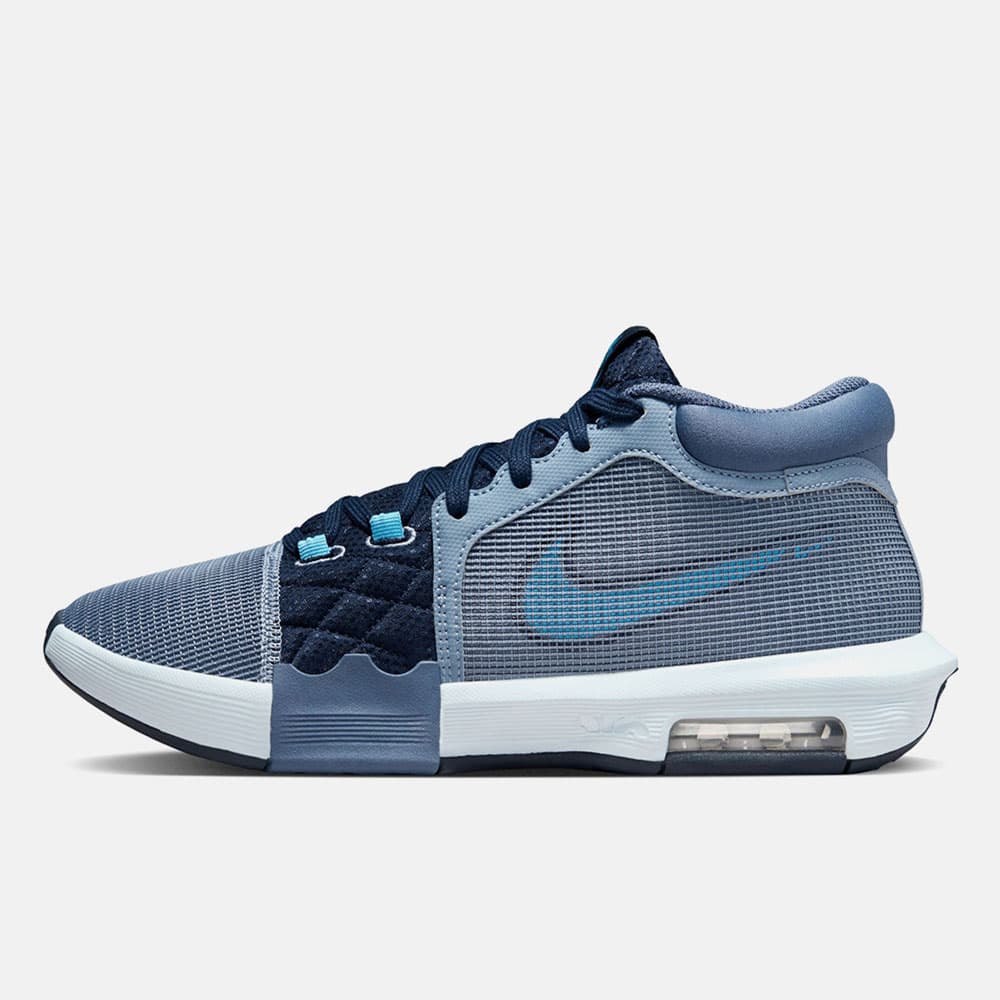 کتونی بسکتبال Nike Lebron Witness 8 نایک لبرون ویتنس 8 آبی طوسی