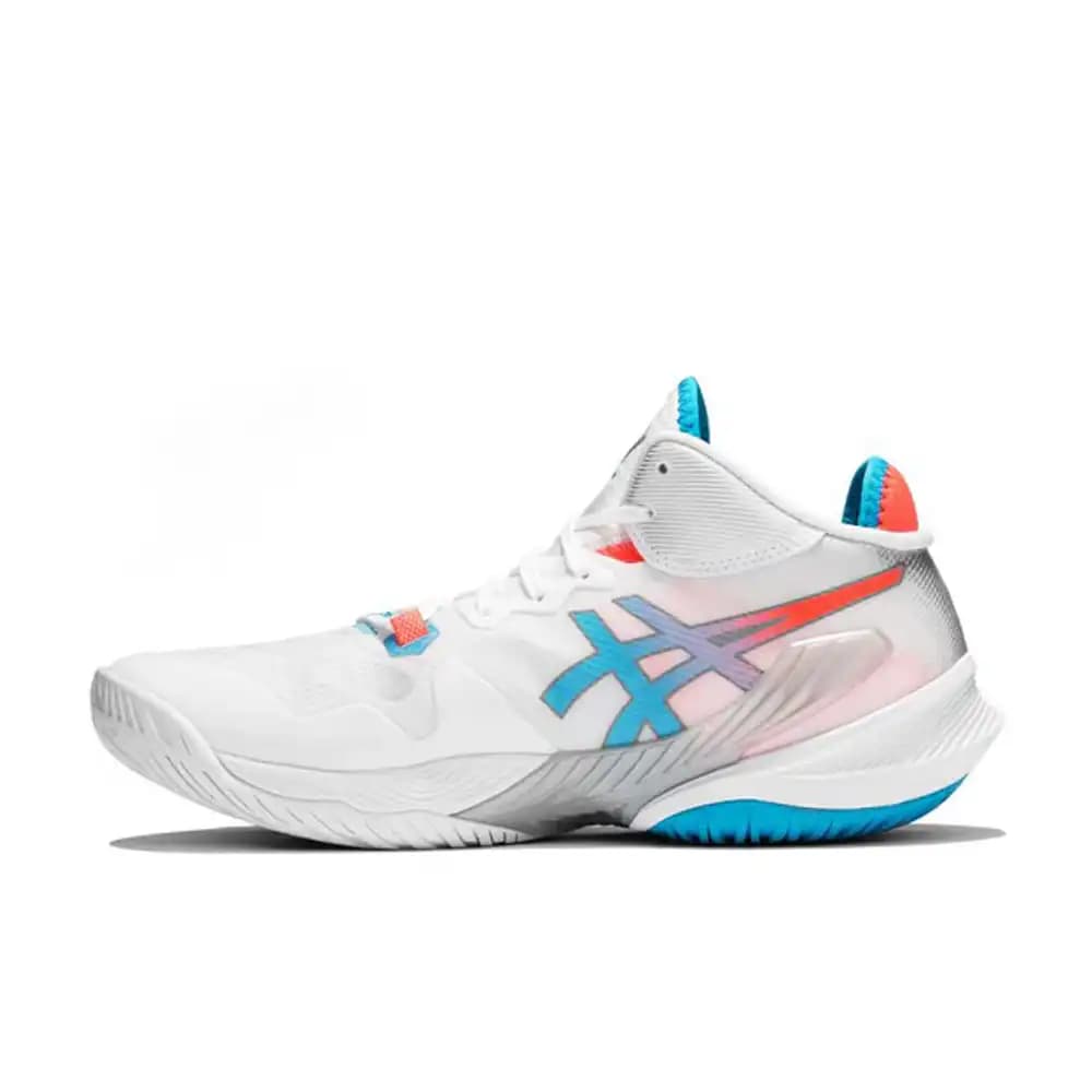 کتونی والیبال Asics Metarise Tokyo اسیکس متارایز توکیو رنگ سفید آبی قرمز — تصویر ۲