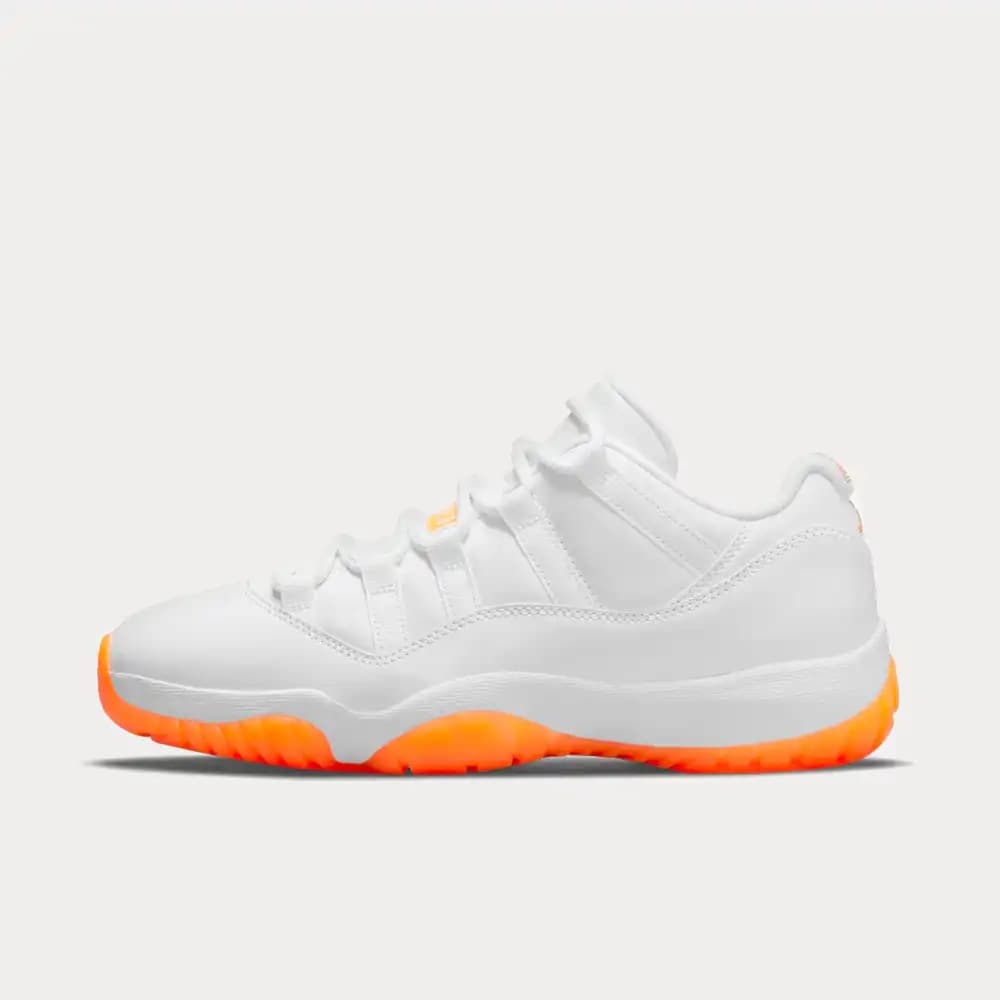 کتونی بسکتبال Nike Air Jordan 11 Retro نایک ایر جردن 11 رترو رنگ سفید نارنجی