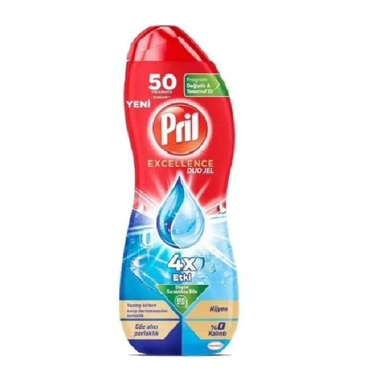 ژل ماشین ظرفشویی پریل 4X مدل Hygiene حجم ۹۰۰ میل