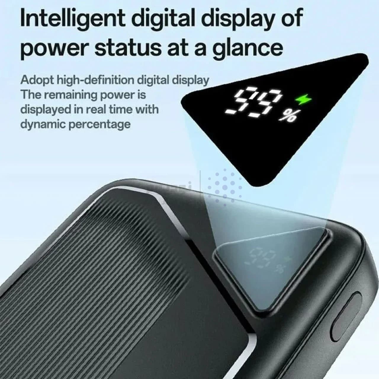 پاوربانک PD و فست شارژ Yesido 10000mAh مدل YP84 22.5W – مشکی (گارانتی 18 ماه تعویض نیکان همراه) — تصویر ۸