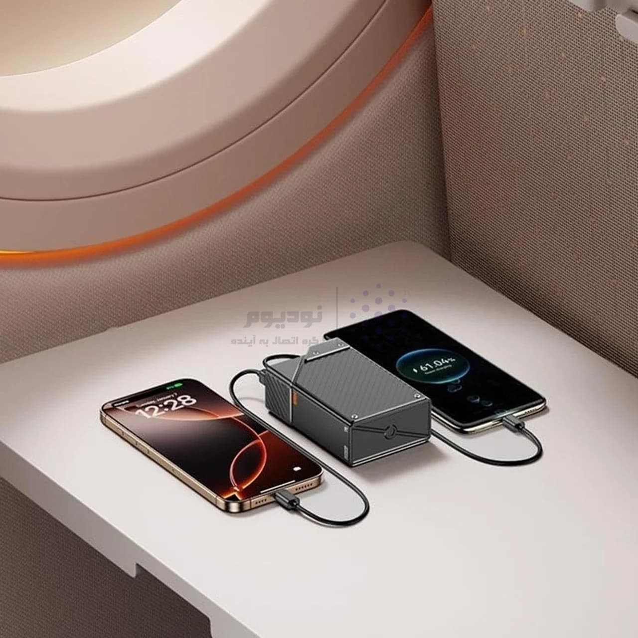 پاوربانک فست شارژ Yesido 20000mAh مدل YP76 65W – مشکی – قابلیت شارژ لپتاپ (گارانتی 18 ماه تعویض نیکان همراه) — تصویر ۵
